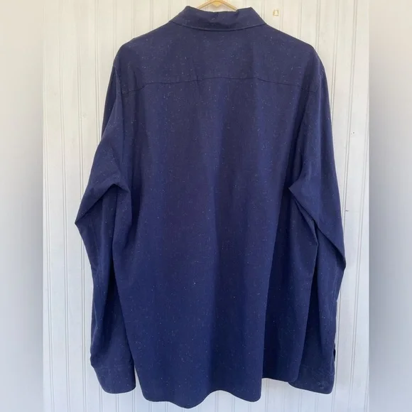 Scotch & Soda Men's Navy Neon Colors Button Down Shirt Size XXL - Picture 2 of 9